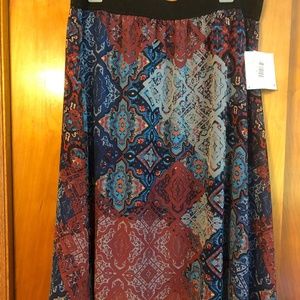 LuLaRoe Lola Skirt - Midi Skirt - Chiffon